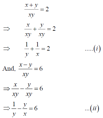 Solve The Following Systems Of Equations X Y Xy 2 X Y Xy 6 Sarthaks Econnect Largest Online Education Community