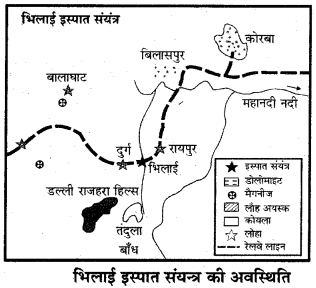 इस इस्पात संयन्त्र की स्थापना छत्तीसगढ़ राज्य के दुर्ग जिले में रूस के सहयोग से की गई थी।