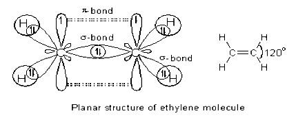 Explain sp^2 hybridization in ethylene(C2H2) molecule. - Sarthaks ...