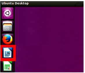 Launch LibreOffice Writer in Ubuntu