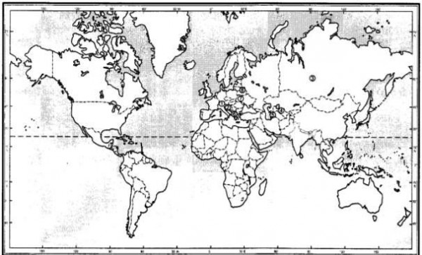 Political Map Of The World Blank