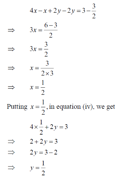 Solve The Following Systems Of Equations X 2y 3 2 2x Y 3 2 Sarthaks Econnect Largest Online Education Community