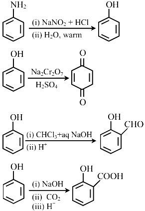 NaNO2 + HCl H2O warm