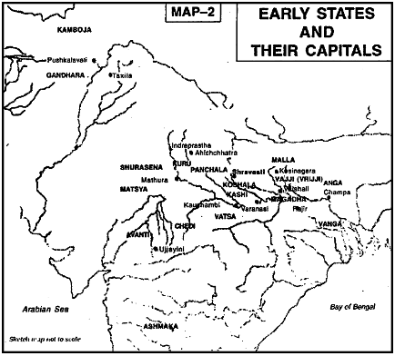 Early states and their capitals