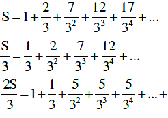 the sum of infinite series 1 2 3 6 3 2