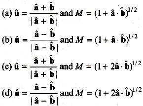 Let Two Non Collinear Unit Vectors A And B Form An Acute Angle A Point P Moves So That At Any Time T The Position Vector Op Sarthaks Econnect Largest Online