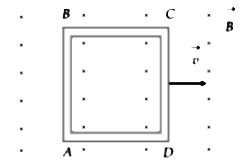 A conducting square loop of side