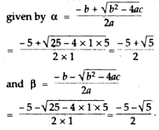 quadratic 5x sarthaks equation