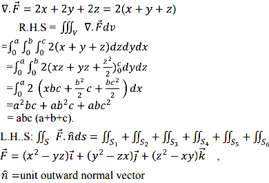 Verify G D T For Vector F X 2 Yz Vector I Y 2 Zx J Z 2 Xy K Taken Over The Rectangular Parallelepiped 0 X A 0 Y B