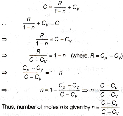 An Ideal Gas Undergoes A Quasistatic Reversible Process In Which Its Molar Heat Sarthaks Econnect Largest Online Education Community