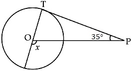 PT is a tangent to a circle with centre O