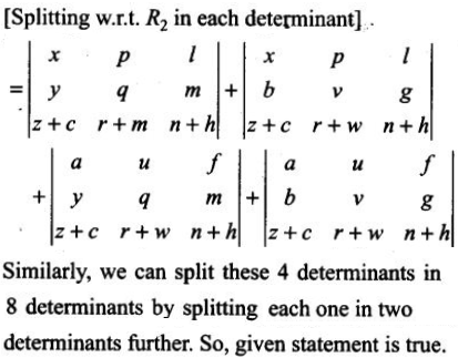 If The Determinant X A P U L F Y B Q V M G Z C R W N H Sarthaks Econnect Largest Online Education Community