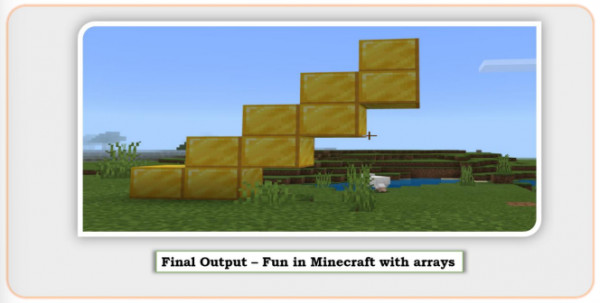 Fun in Minecraft using arrays
