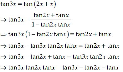 Show That Tan 3x Tan 2x Tan X Tan3x Tan 2x Tan X Sarthaks Econnect Largest Online Education Community