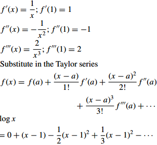 Expand Log X In Powers Of X 1 By Taylor S Series Sarthaks Econnect Largest Online Education Community