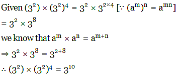 (3^2) × (3^2)^4 