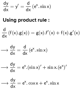 Using product rule