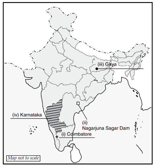 Nagarjuna Sagar Dam In India Map