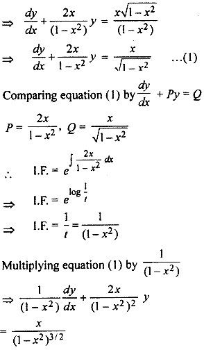 Solve The Differential Equations 1 X 2 Dy Dx 2xy X 1 X 2 Sarthaks Econnect Largest Online Education Community