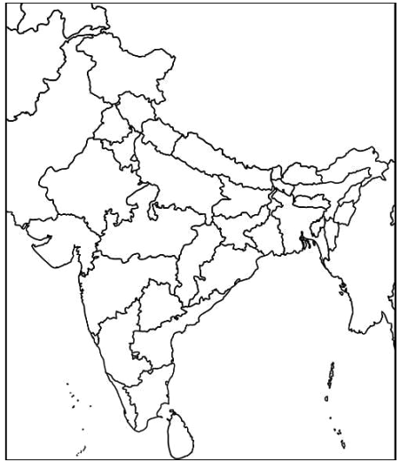 political map of India