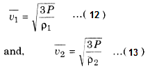 two gases A and B at same pressure