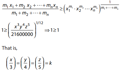 Let X Y Z Be Positive Real Numbers Such That X Y Z 12 And X 3y 4z 5 0 1 600 3 Then X 3 Y 3 Z 3 Is Equal To Sarthaks Econnect Largest Online Education Community