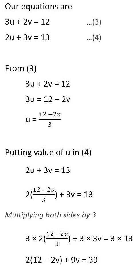 1 2x 1 3y 2 And 1 3x 1 2y 13 6 Solve The Given Linear Equation By Substitution Method Sarthaks Econnect Largest Online Education Community