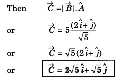 the desired vector is  vector C.